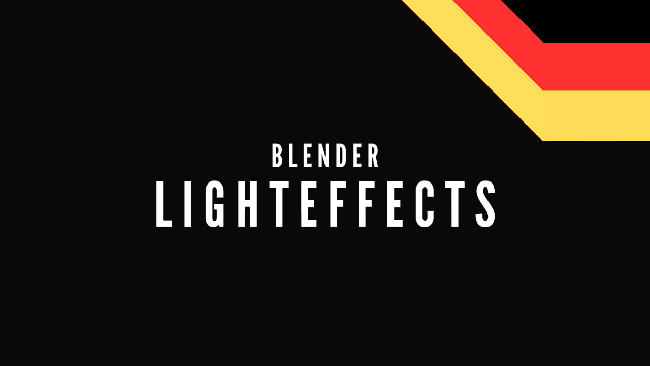 Lichteffekte in Blender und UE5